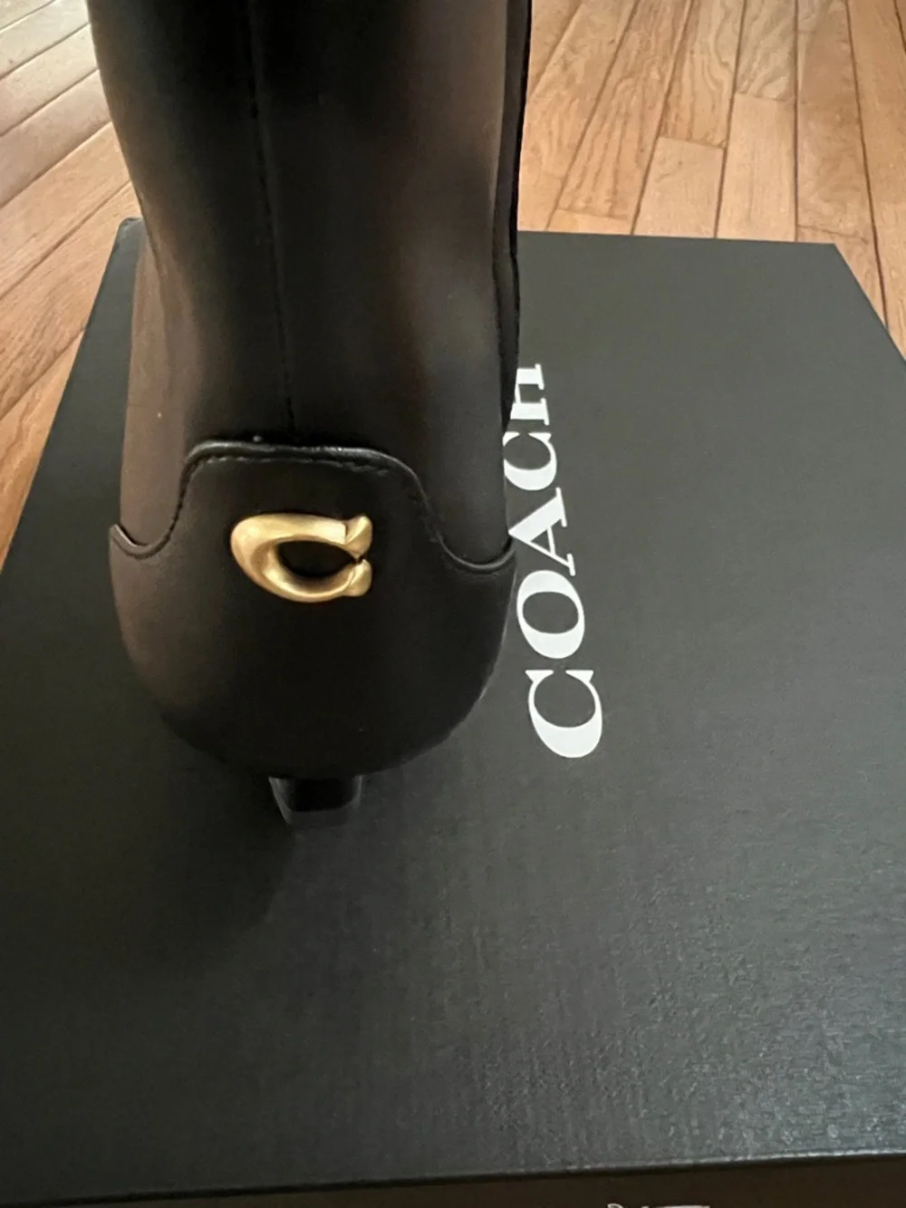 Coach Women's Sculpted C Kitten Heel Booties